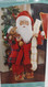 Fabric Santa With Bear & Nice List 36in 94cm | Fairdinks
