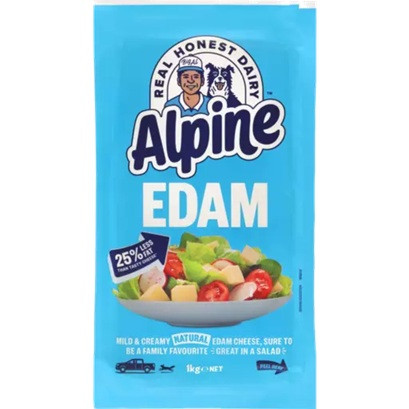 Alpine Edam Cheese Block 1KG | Fairdinks