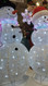 Iridescent Snowmen With Twinkle Lights Set of 2 | Fairdinks