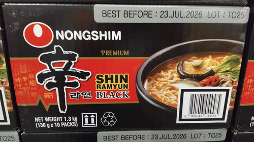 Nongshim Shin Ramyun Black Noodle 10 x 130G | Fairdinks