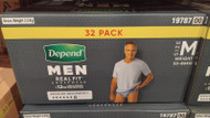 Depend Real Fit Underwear Mens Medium 32PK | Fairdinks