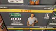Depend Real Fit Underwear Mens Large 32PK | Fairdinks