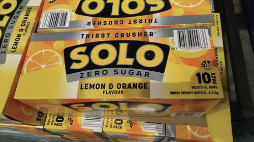 Solo Lemon Orange 10 X 375ML | Fairdinks
