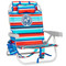 Tommy Bahama Backpack Beach Chair 5 Reclining Positions - Multi-Striped - 2 Packs | Fairdinks