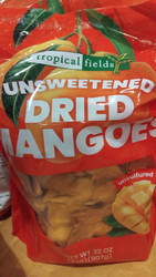 Tropical Fields Unsweetened Dried Mango 907G | Fairdinks