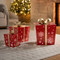 Metal Gift Boxes W/ LED Lights Set of 3 - Red | Fairdinks