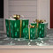 Metal Gift Boxes W/ LED Lights Set of 3 - Green | Fairdinks
