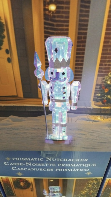 Prismatic Nutcracker With 100 LED Lights | Fairdinks