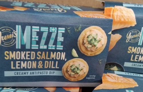 Yumi's Mezze Smoked Salmon Lemon & Dill Dip 350G | Fairdinks
