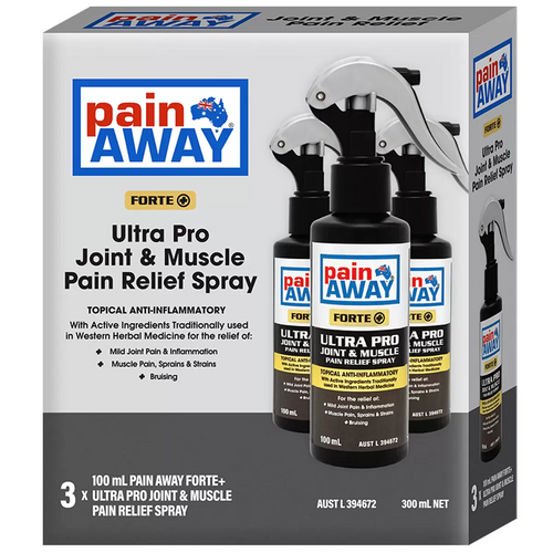 Pain Away Forte Ultra PRO Joint & Muscle Spray 3 x 100ML | Fairdinks