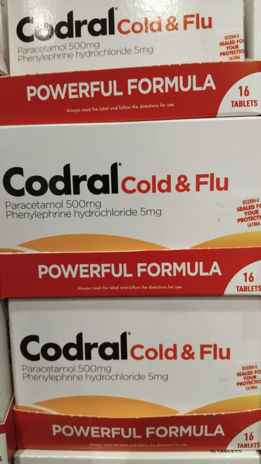 Codral Cold & Flu 16 Tablets | Fairdinks