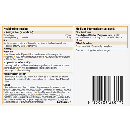 Codral Cold & Flu 16 Tablets 1 Per Transaction Only | Fairdinks