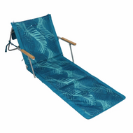 Water's Edge Beach Lounger With Bamboo Armrest | Fairdinks