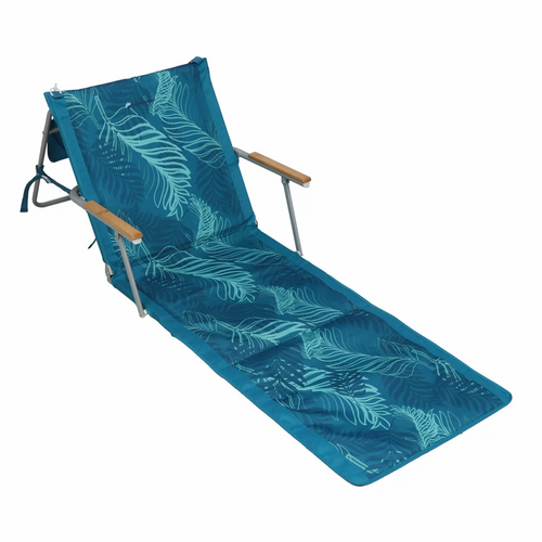 Water's Edge Beach Lounger With Bamboo Armrest | Fairdinks