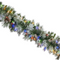 Glitter Flocked Garland With LED Lights 9" / 2.7M | Fairdinks