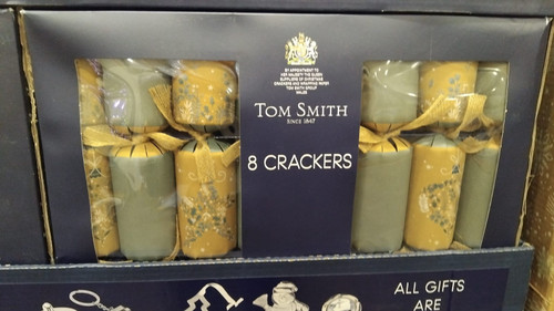Tom Smith 14" Luxury Crackers 8 Pack - Gold | Fairdinks