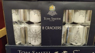 Tom Smith 14" Luxury Crackers 8 Pack - Silver | Fairdinks