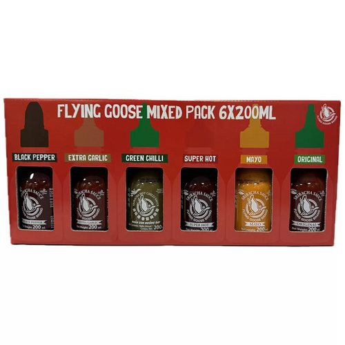 Flying Goose Entertaining Sauce Set 6 x 200ML | Fairdinks Flying Goose Entertaining Sauce Set 6 x 200ML | Fairdinks