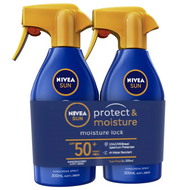 Nivea Sun Spray Protect & Moisture SPF50 + 2 x 300ML | Fairdinks