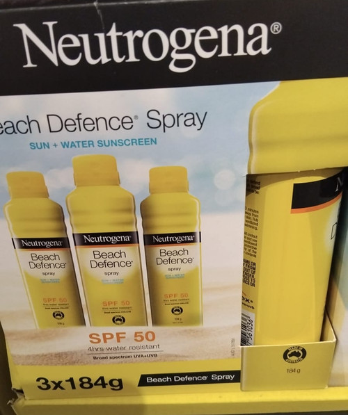 Neutrogena Beach Defence Sunscreen 3 x 184G | Fairdinks