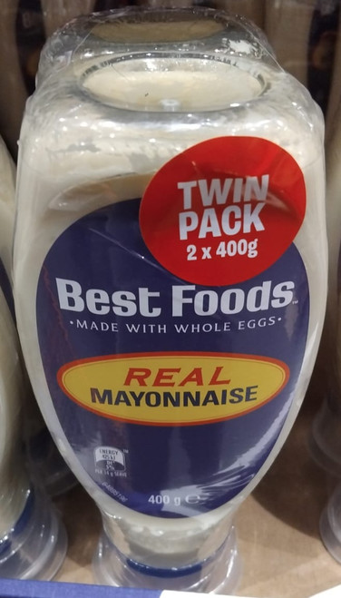 Best Foods Real Mayo Squeezy 2 x 400G | Fairdinks