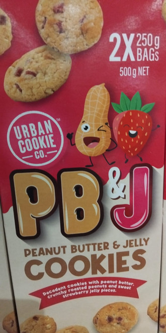 Urban Cookie Co. Peanut Butter and Jelly Cookies 2 x 250G | Fairdinks