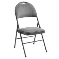 Maxchief Upholstered Metal High Back Folding Chair | Fairdinks