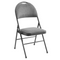 Maxchief Upholstered Metal High Back Folding Chair | Fairdinks