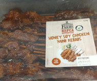 Freedom Farms Honey Soy Chicken Mini Kebabs 1.2KG / Approx 24 Kebabs | Fairdinks