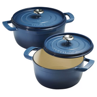 Tramontina Dutch Oven 2 Piece - Blue | Fairdinks
