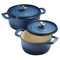 Tramontina Dutch Oven 2 Piece - Blue | Fairdinks