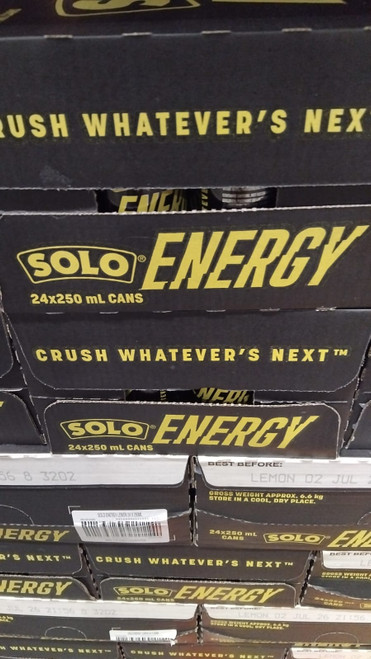 Solo Energy Lemon 24 x 250ML | Fairdinks