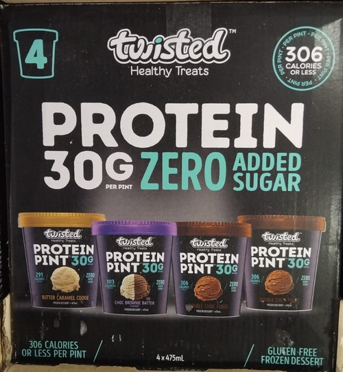 Twisted Healthy Treats Protein Pints Variety 4 x 475ML | Fairdinks
