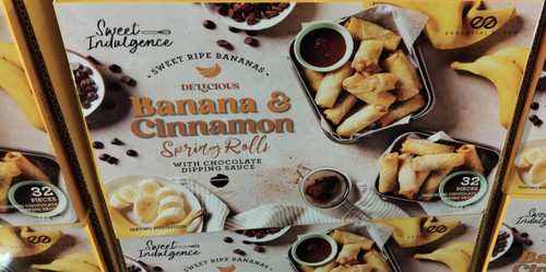 Sweet Indulgence Banana Choc Spring Rolls 1KG | Fairdinks