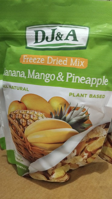 DJ&A Freeze Dried Banana Mango & Pineapple 180G | Fairdinks