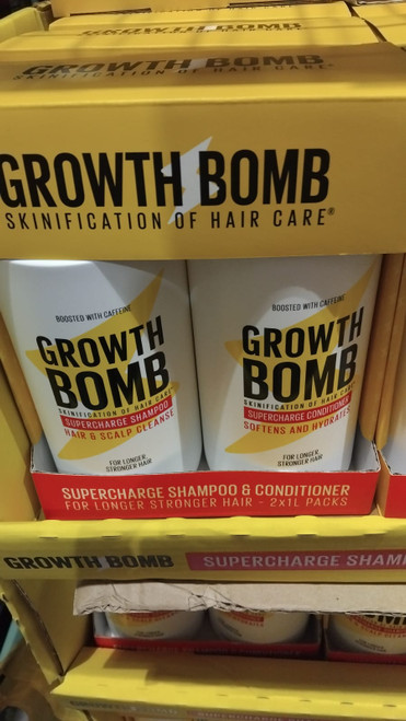 Growth Bomb Supercharge Shampoo & Conditioner 2 x 1L | Fairdinks