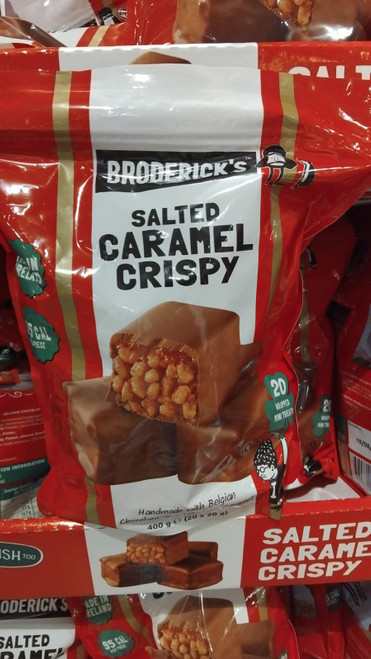 Broderick's Salted Caramel Crispy 20 x 20G | Fairdinks