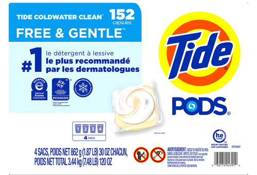 Tide Free & Gentle 152CT | Fairdinks