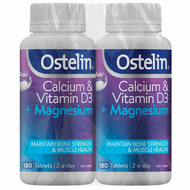 Ostelin Calcium & D3 + Magnesium 2 x 180 Tablets | Fairdinks
