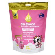 Ozi Choice A2 Milky Bites Strawberry 300G | Fairdinks
