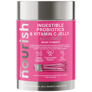 Nourish Probiotic & Vitamin C 30 x 20G Jelly Sachets | Fairdinks