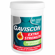 Gaviscon Extra Strength 60 Chewable Tablets | Fairdinks