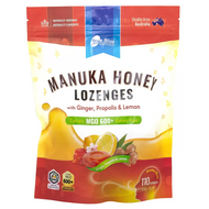 True Blue Lozenges Manuka Honey Ginger Propolis Lemon 110 Lozenges (600G) | Fairdinks
