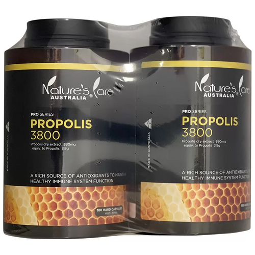Nature's Care Pro Propolis 3800MG 2 x 180 Hard Capsules | Fairdinks