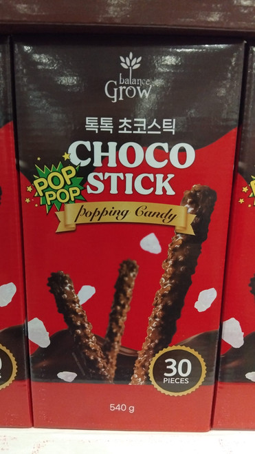 Balance Grow Popping Candy Choco Stick 540G | Fairdinks