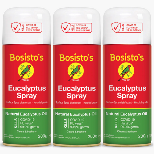 Bosisto's Eucalyptus Spray 3 x 200G | Fairdinks
