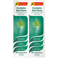 Bosisto's Eucalyptus Nasal Spray 2 x 50ML | Fairdinks