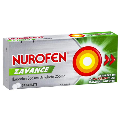Nurofen Zavance Ibuprofen 256MG 24 Tablets | Fairdinks