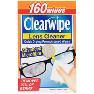 Clearwipe Lens Cleaner Wipes 160 Count | Fairdinks