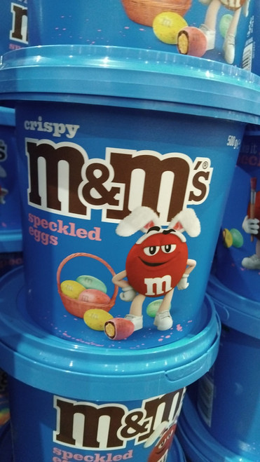 M&M's Crispy Speckled Egg Bucket 500G | Fairdinks